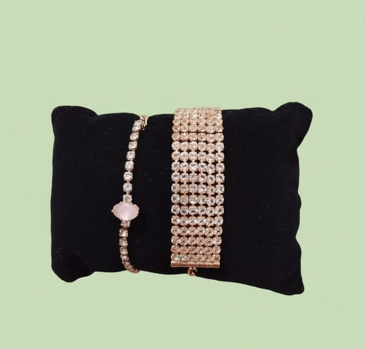 Radiance Defined - Rose Gold Plated Bracelets (Dual)