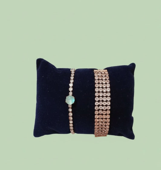 Radiance Defined - Rose Gold Plated Bracelets (Dual)